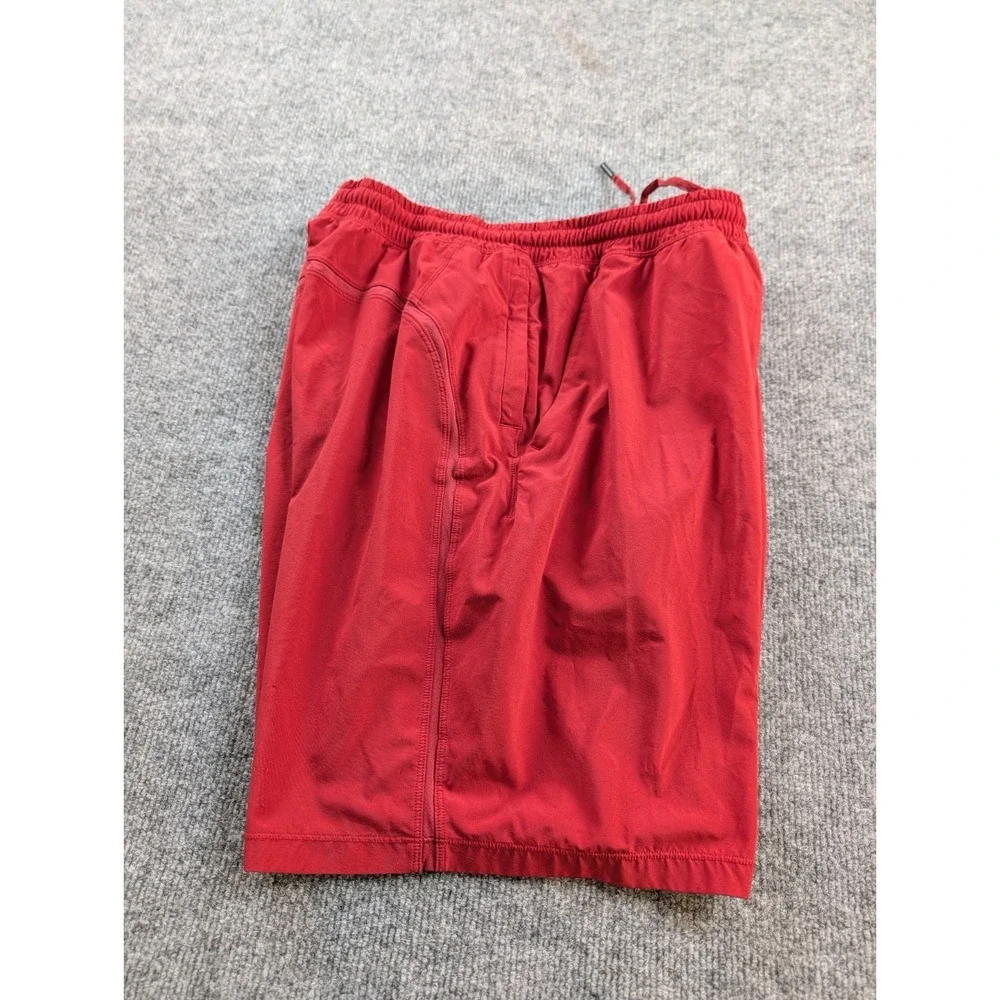 Lululemon Men's Pace Breaker Shorts Red Size Medium M 8